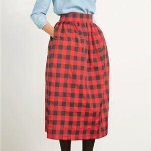 Kolonaki Buffalo Plaid Skirt